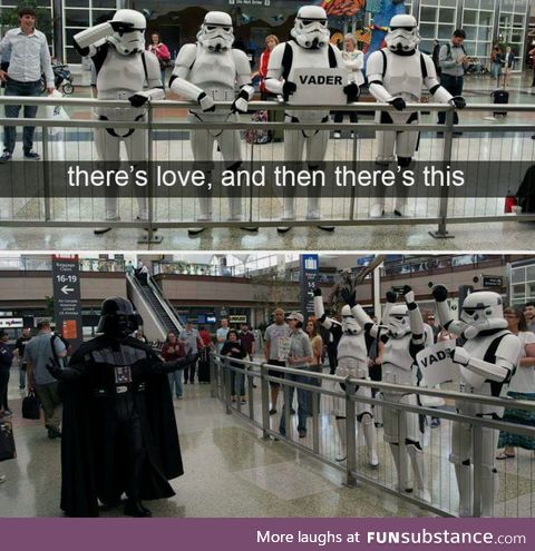 Stormtroopers at the airport (I don't have a clever title)