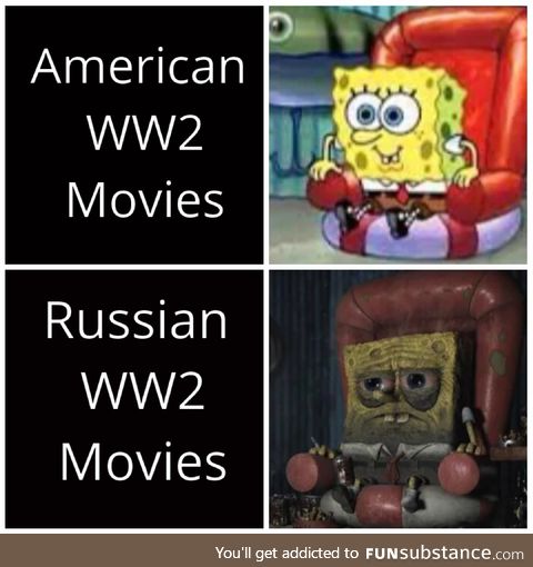 Russian WW2 movies are depressing
