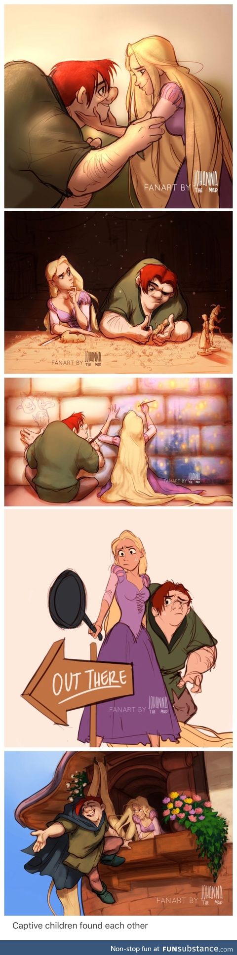 Quasimodo and Rapunzel
