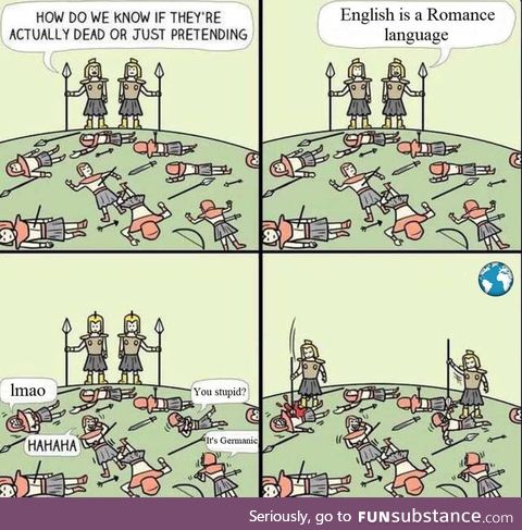 English is a romance language