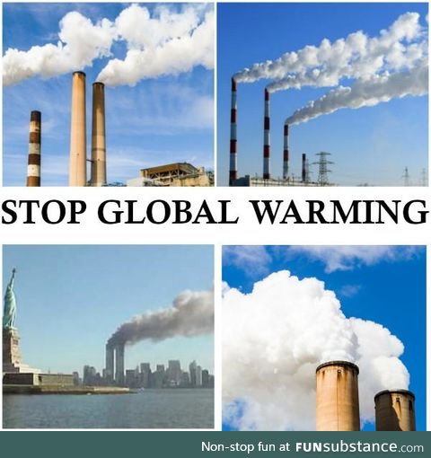 Stop global warming people