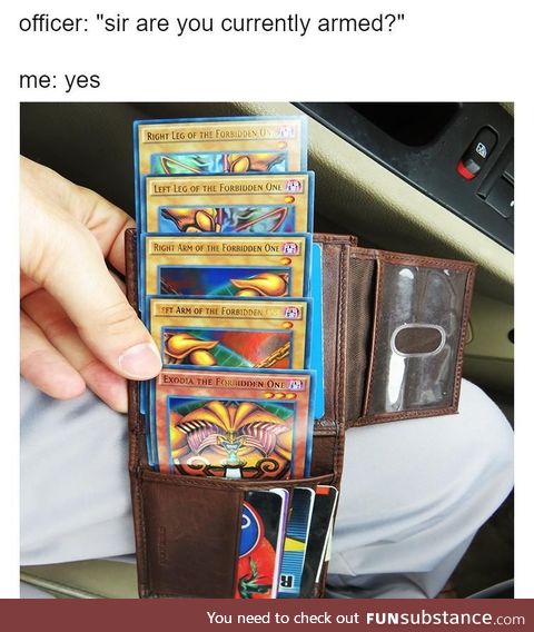 What? Exodia? That's impossible!
