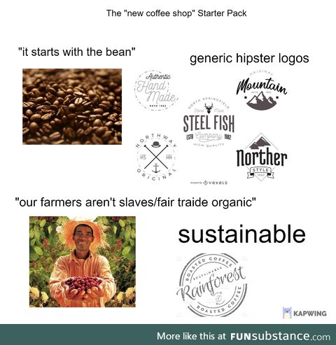 New coffee shop starter pack