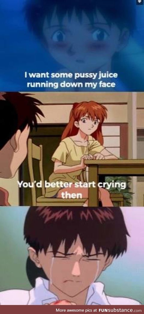 Shinji's signature tears