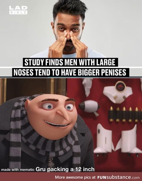 Gru is really using pp power