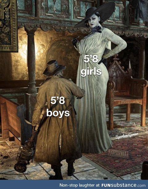5’8 boys vs 5’8 girls