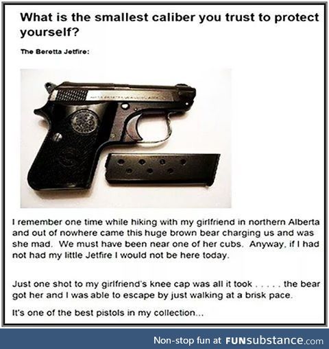 Thinking about getting a small caliber pistol?