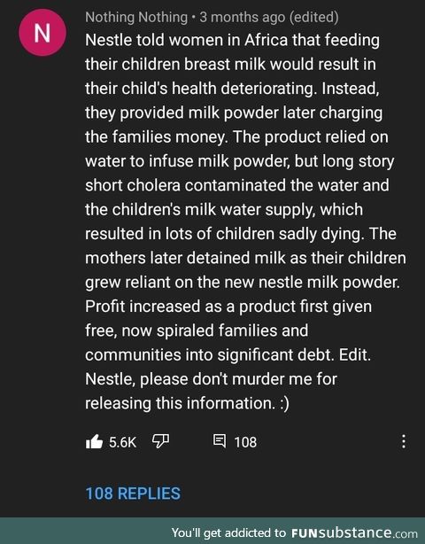 Just Nestle things