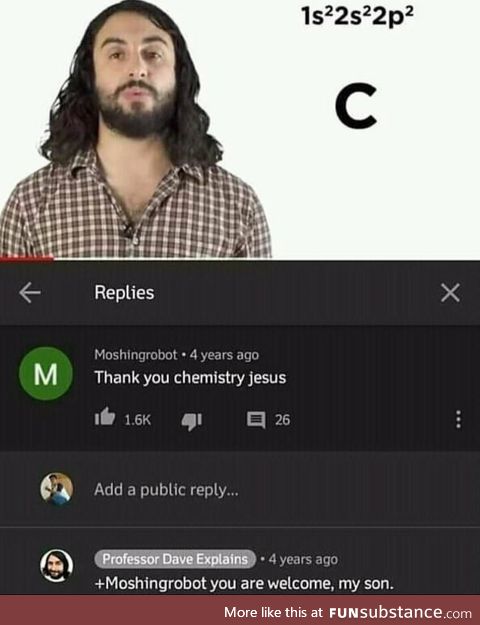 Chemistry Jesus hath come to my aid once again