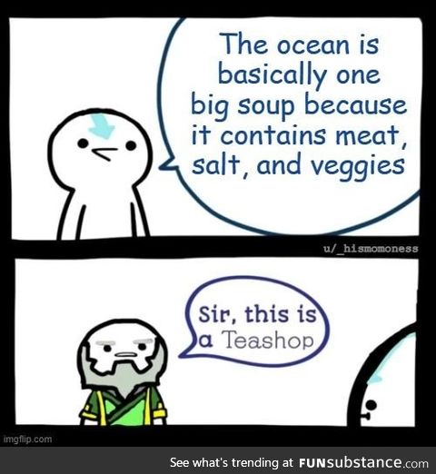 Ocean soup is my favorite