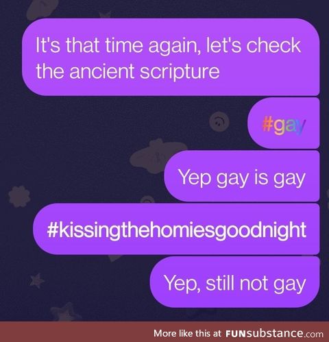 Rejoice, as it's still not gay to kiss the homies good night!