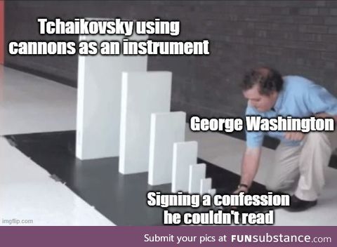 Fun fact: "1812 overture" became so popular that Tchaikovsky ended up hating it
