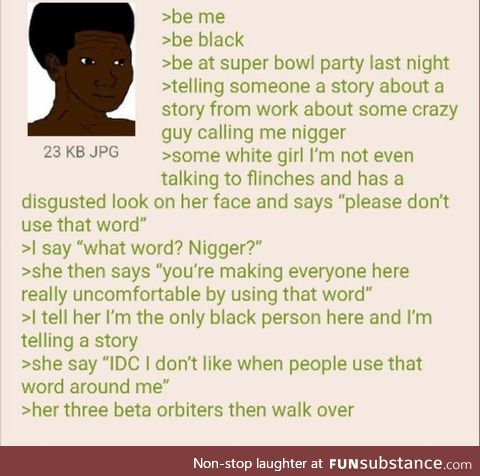 Anon shouldn't use the n word
