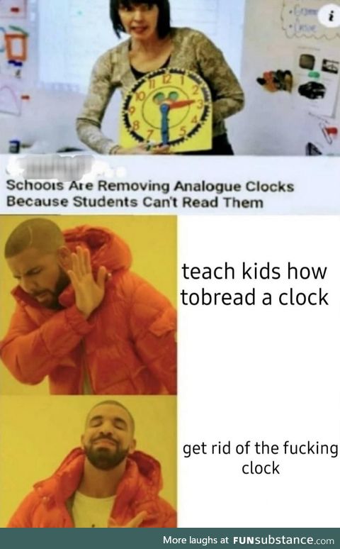 *** that clock