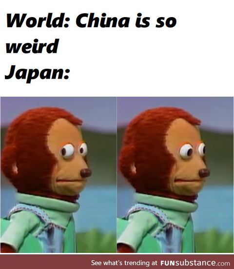 Japan has weird history