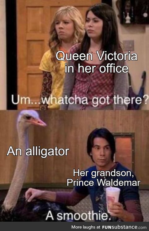 It was his pet alligator
