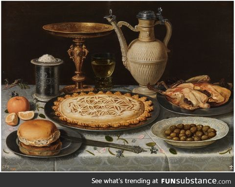 Daily dose of art n°7: Instagram food pics - Clara Peeters, still life