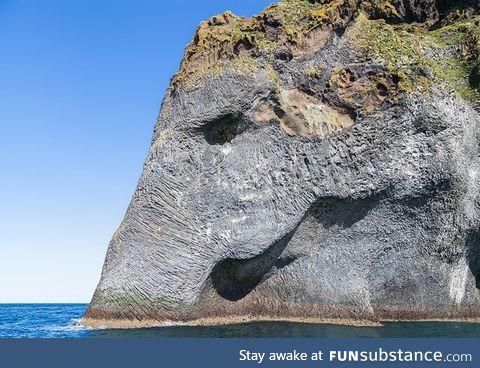 Elephant Rock in Iceland