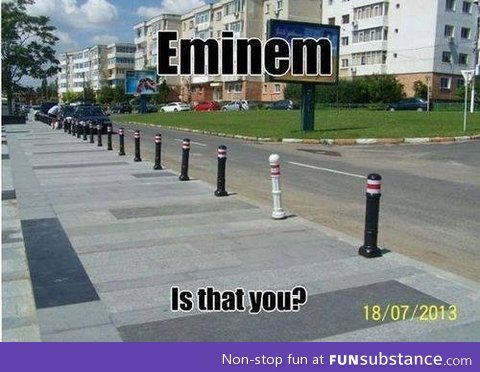 Eminem spotted