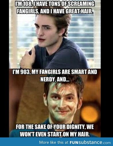 Doctor who vs. Twilight (sorry for the doctor who spam..i can't help it)