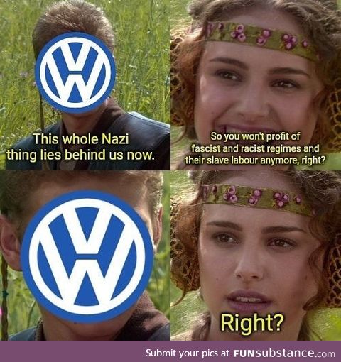 Volkswagen does it. Again