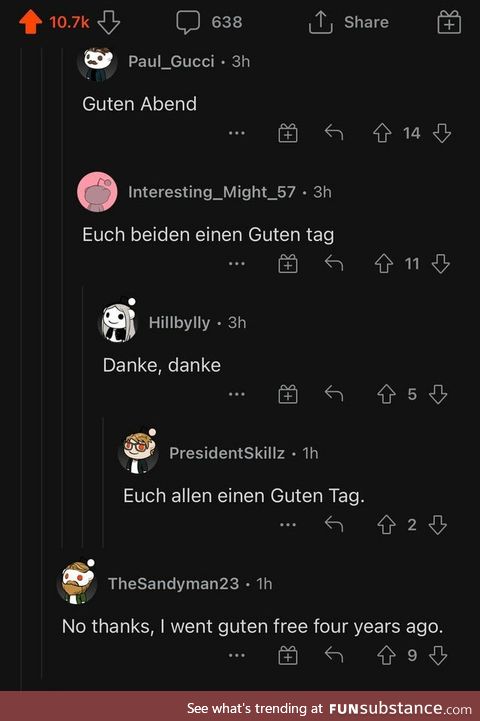 Die Deutsche Besetzung Reddits Fahrt Fort