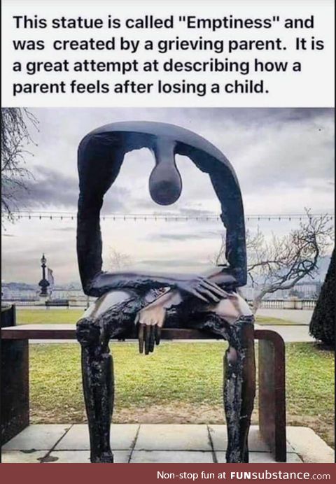 Emptiness Statue of Grieving Parent