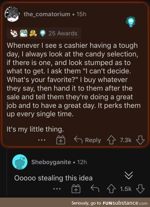 Cashier's favourite candy [WholesomeSubstance]