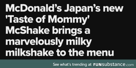 Finally, McMommy Milkies