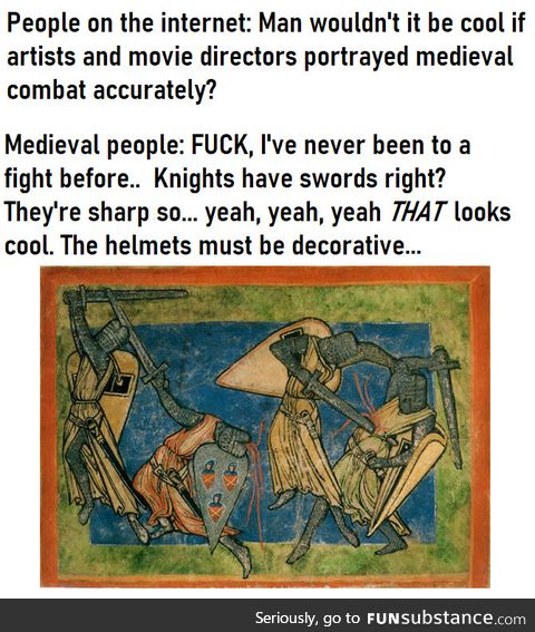Medieval art isn't always accurate