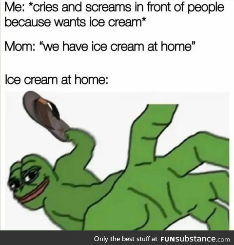 I "scream" at home