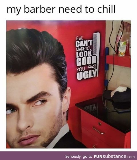 Barber knows what's up