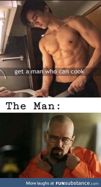 “My man sure can COOK!”