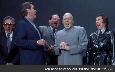 Jeff Bezos with Amazon executives laughing at warehouse workers circa 2015