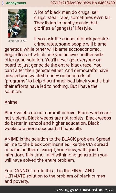 Anon thinks anime is the solution