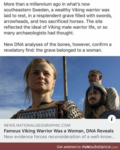 Famous Viking Warrior was a Woman