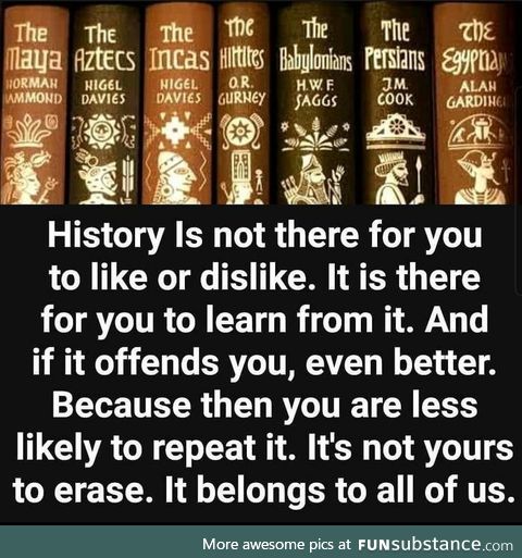 History is not there for you to erase