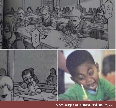 Just found this kid in Aot manga