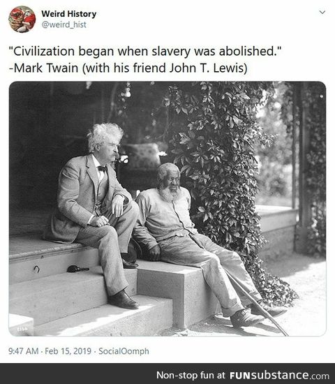 Civilization Began When Slavery Was Abolished