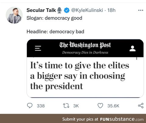 Democracy Dies In DoubleThink