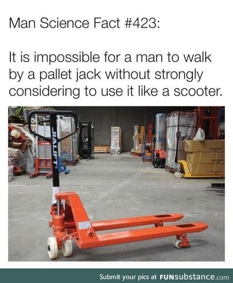 Man Fact Pallet Jack