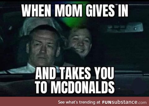 We do have McDonald's at home