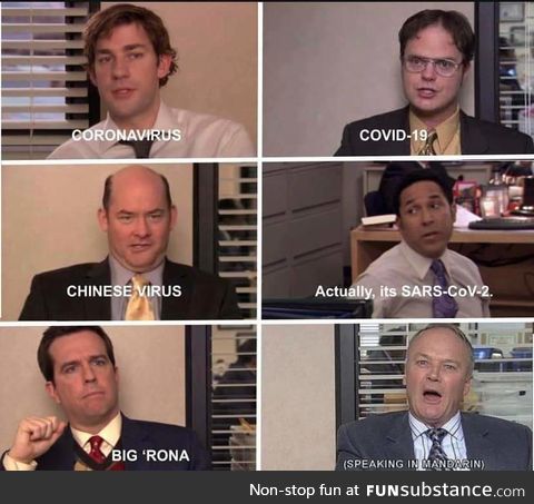 How The Office characters refer to the kung flu