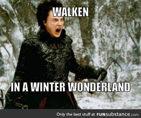 Walken in a winter wonderland