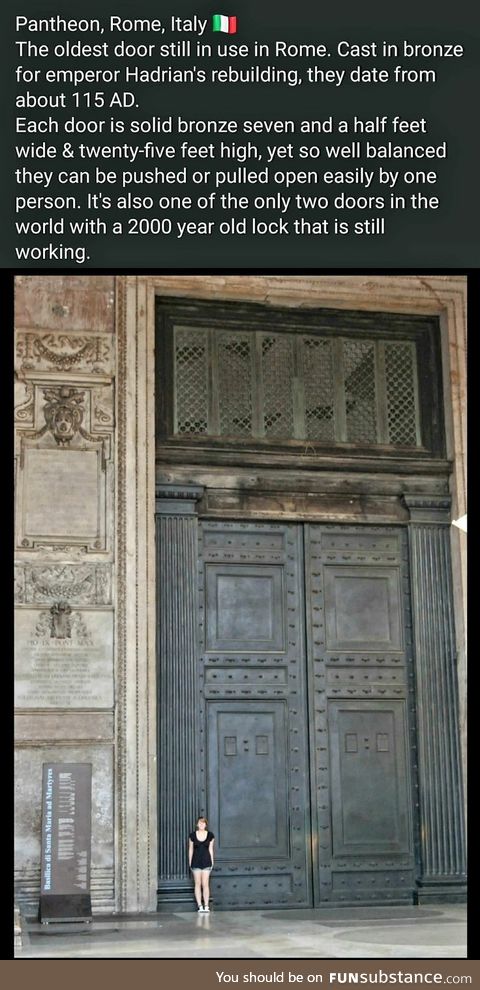 The doors of the Pantheon
