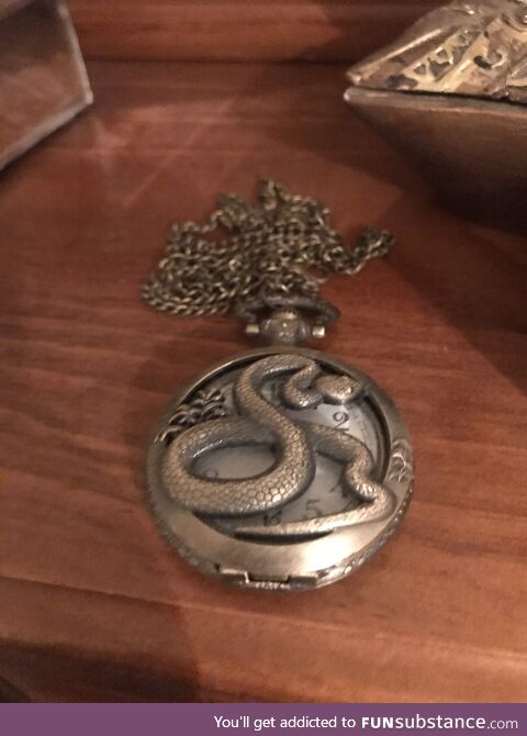 Saw the pocket watch meme. I have one but the chain broke :(