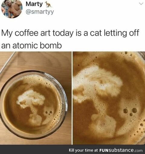 Cat setting off an atomic bomb is my spirit animal