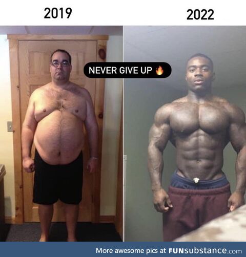 You too, can workout until you become black