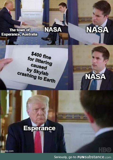 Littering?! NASA can be so trashy at times