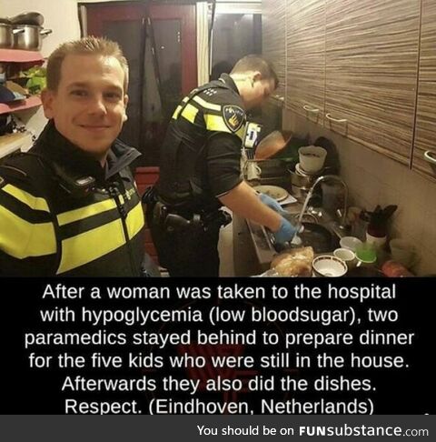 Paramedics staying behind to look after the kids [WholesomeSubstance]